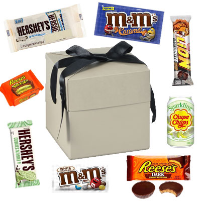 Box bonbons et chocolats americains
