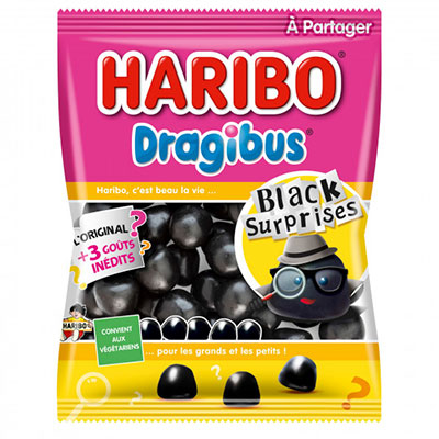 Haribo : un sachet 100% Dragibus Black dédié à tous les fans !